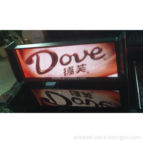 Taxi LED banner signs P6 Taxi LED banner signs/ TAXI LED Display P4/P5/P6